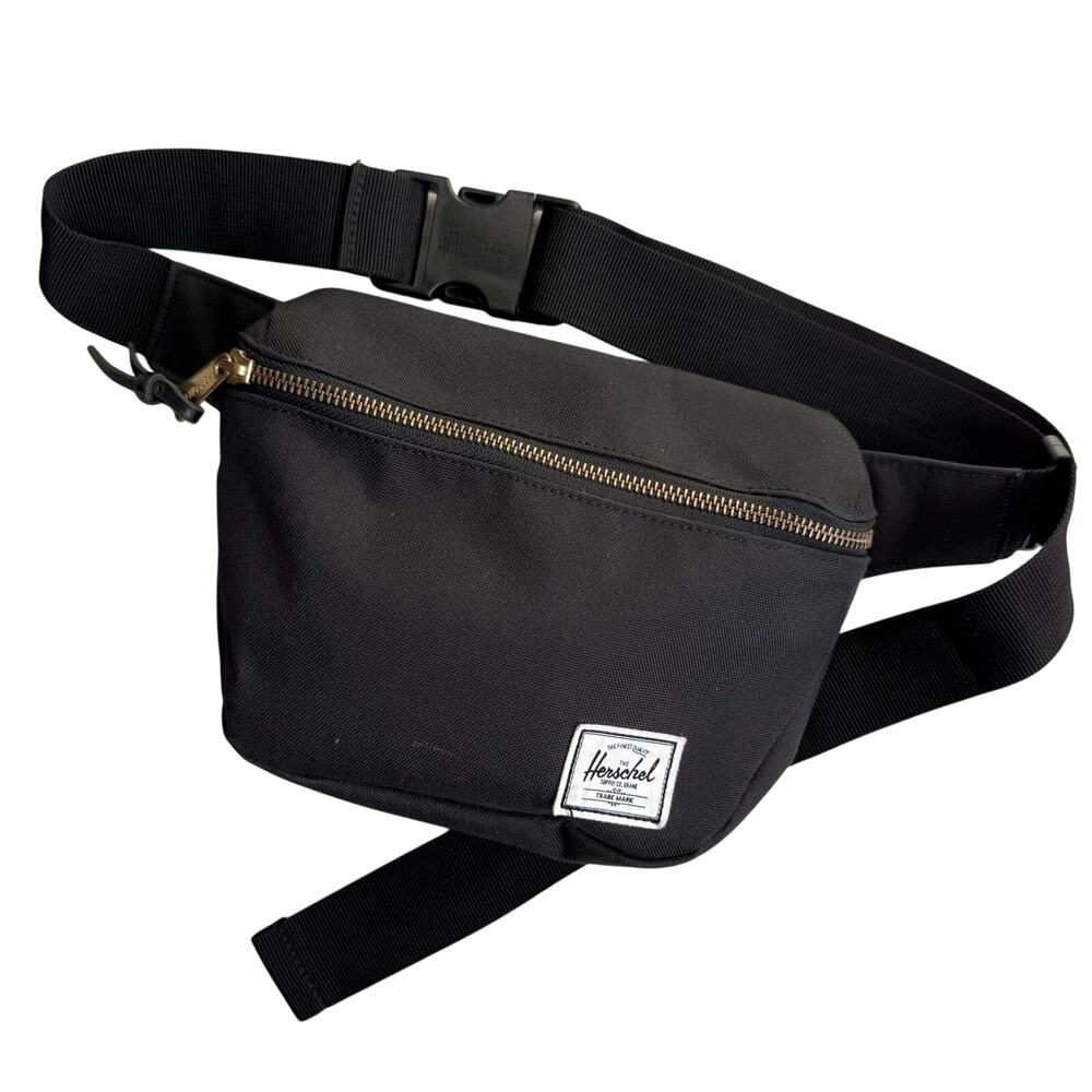 Herschel Supply Co Unisex Black Hip Pack Belt Bag 9x7 Adjustable